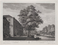 KG 07420
<br/>
Gezicht op het Waalse Weeshuis te Amsterdam
<br/>
<em>Philips Jacobsz., Caspar (1732-1789)</em>
